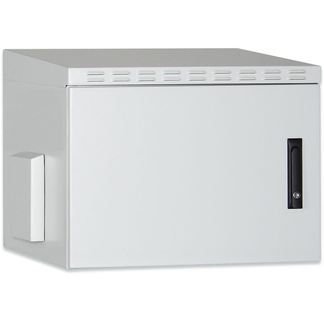 Cabinet metalic 19 inch 12U 600mm Light Grey