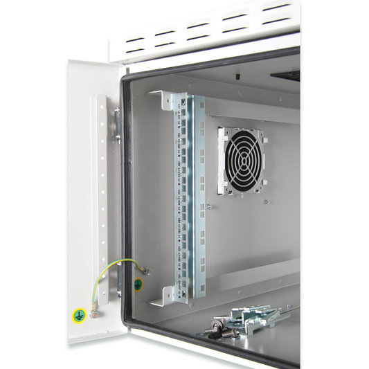 Cabinet metalic Digitus 19 inch 9U 450mm Light Grey — imaginea 3