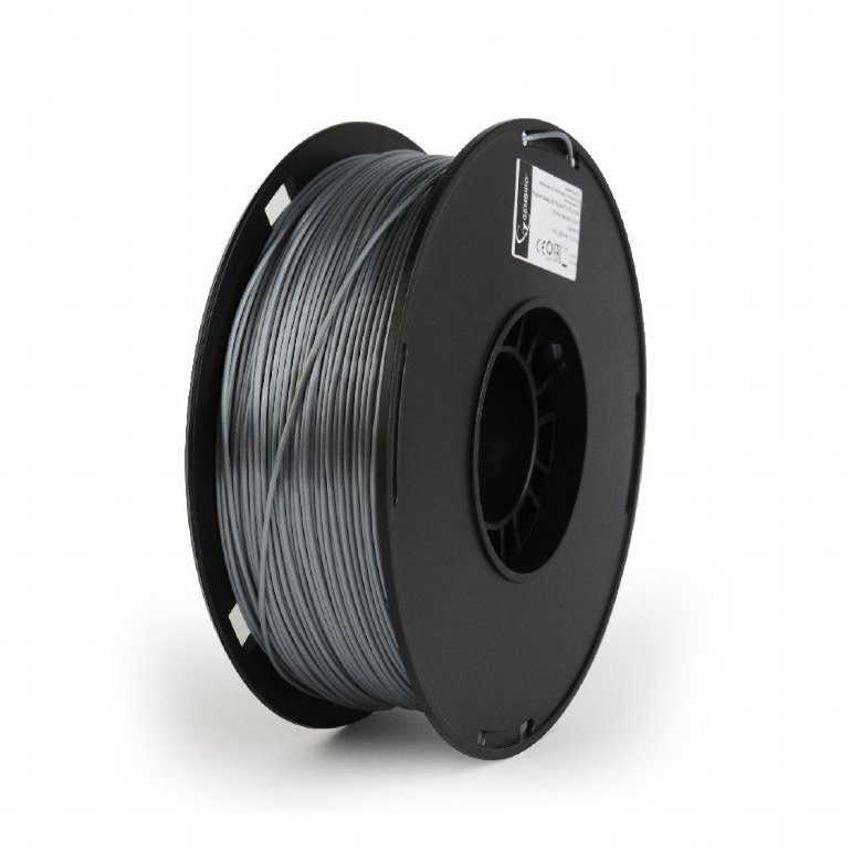 Filament pentru imprimanta 3D 3DP-PLA+1.75-02-S PLA-plus Silver 1.75mm 1kg