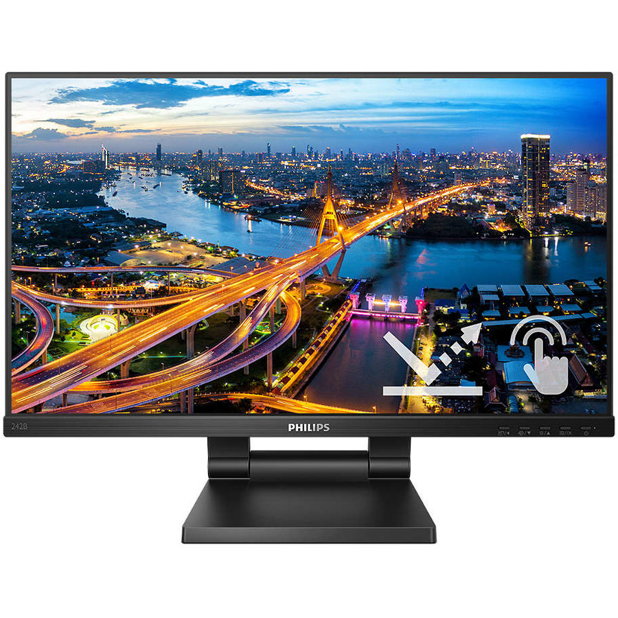 Monitor WLED 242B1TC/01 23.8 inch 4ms FHD Black