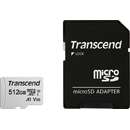 Card Transcend 300S-512GB MicroSDXC Clasa 10 UHS-I U3 + Adaptor SD