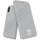 Husa Adidas Book Suede Grey pentru Apple iPhone X/XS