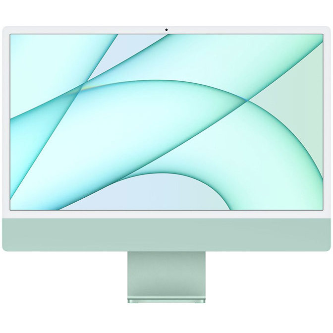 Sistem All in One iMac 2021 24 inch Retina 4.5K Apple M1 8 core CPU 8GB RAM 256GB SSD 8 core GPU INT keyboard Green