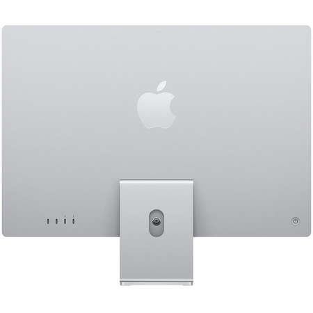 Sistem All in One iMac 2021 24 inch Retina 4.5K Apple M1 8 core CPU 8GB RAM 256GB SSD 8 core GPU INT keyboard Silver