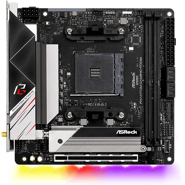 Placa de baza B550 Phantom Gaming-ITX/ax AMD AM4 mITX