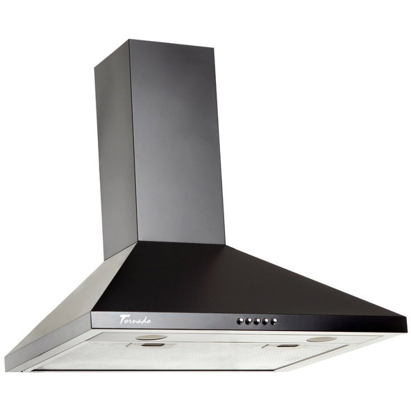 Hota tip Cupola Kent 750 (60) LED 1 Motor Turbo Latime 60cm 3 Viteze Absorbtie 750m3/ora Negru