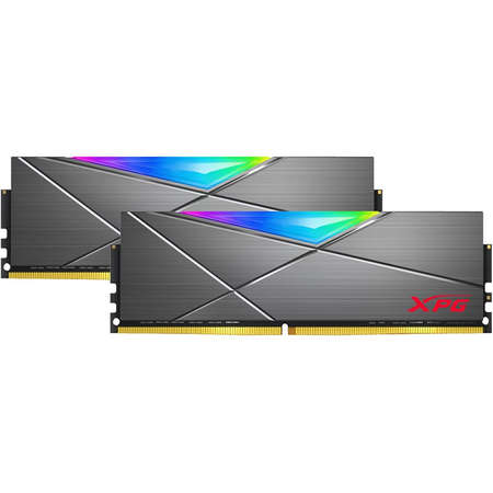 Memorie ADATA XPG Spectrix D50 RGB Grey 16GB (2x8GB) DDR4 3600MHz CL18 Dual Channel Kit