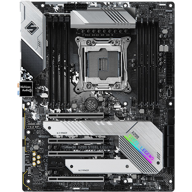 Placa de baza X299 Steel Legend Intel LGA2066 ATX