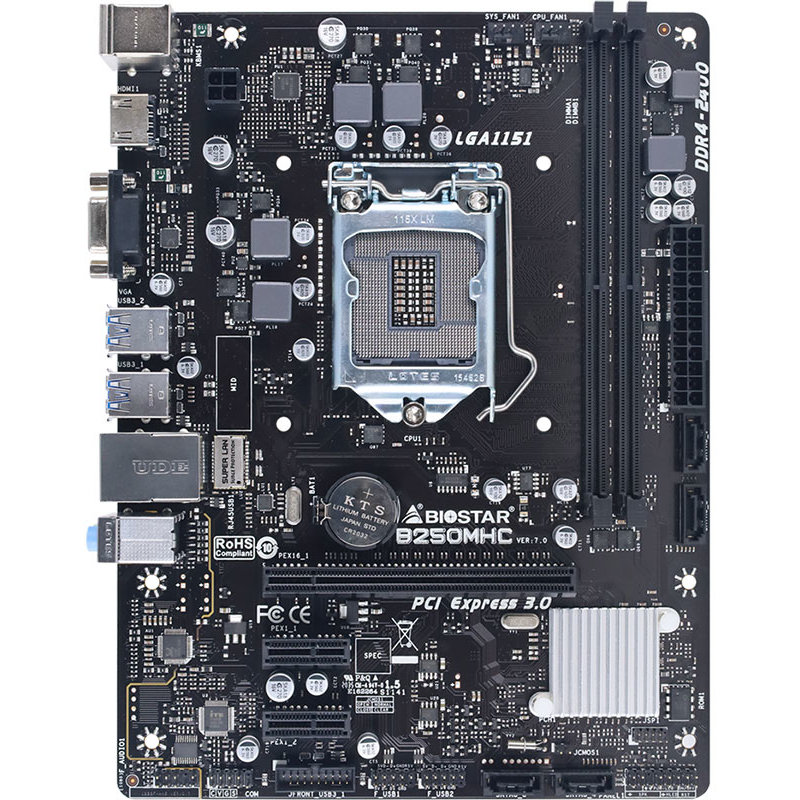 Placa de baza B250MHC Intel LGA1151 mATX