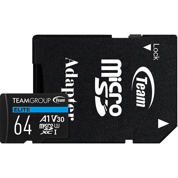 Card de memorie Elite A1 64GB MicroSDXC Clasa 10 UHS-I U3 + Adaptor SD