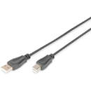 Cablu ASSMANN ELECTRONIC type A - B M/M 1.0m USB 2.0 conform bl AK-300105-010-S