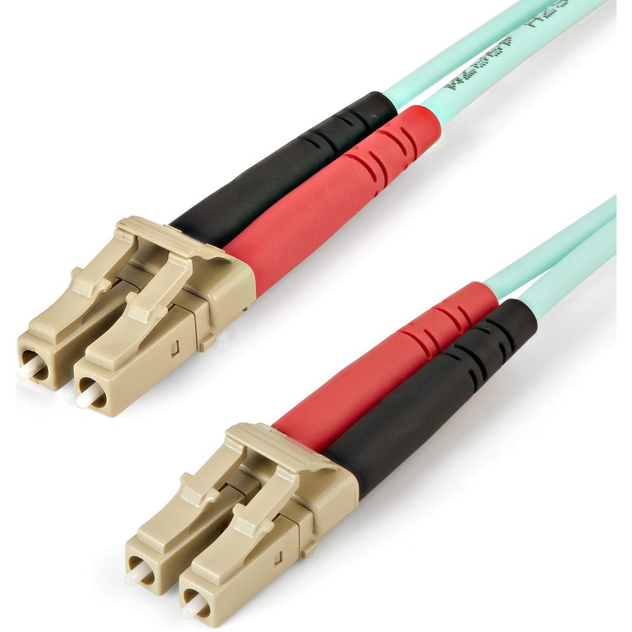 Cablu Fibra Optica LC - LC 10m Aqua