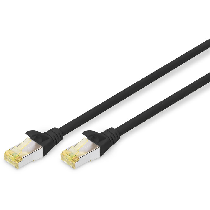 Patchcord S/FTP Cat 6A 2m Black