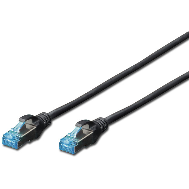 Patchcord SF/UTP Cat 5e 2m Black