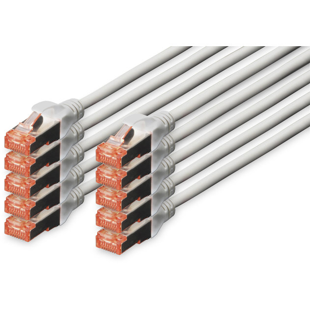 Patchcord S/FTP Cat 6 5m Grey