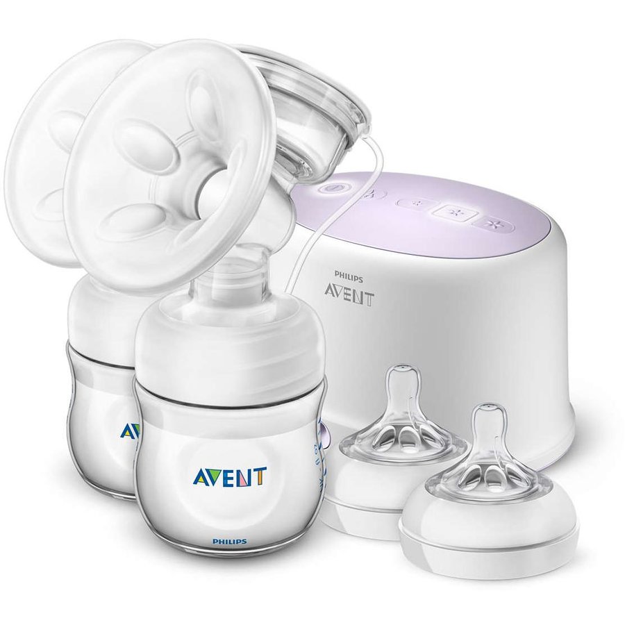 Pompa san Electrica dubla SCF334/31 Alb