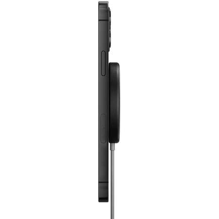 Incarcator NOMAD Leather Case compatibila cu Apple MagSafe Black