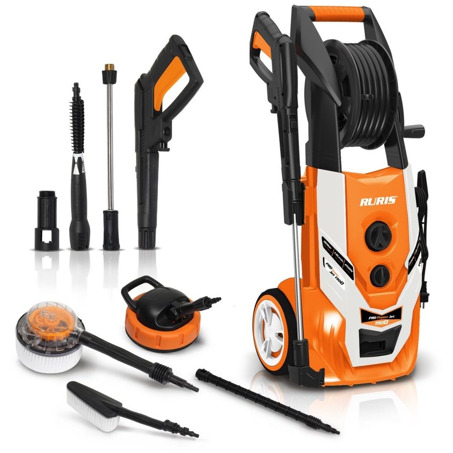 Spalator cu Presiune ProPowerJet 1900 Putere Motor 2500W Presiune Maxima 160Bar Negru/Portocaliu