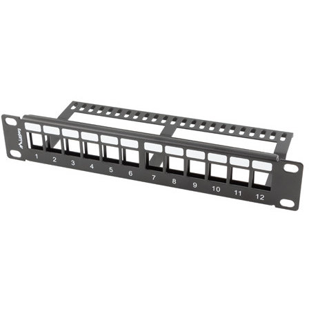 Patch Panel 10inch 12 porturi Black