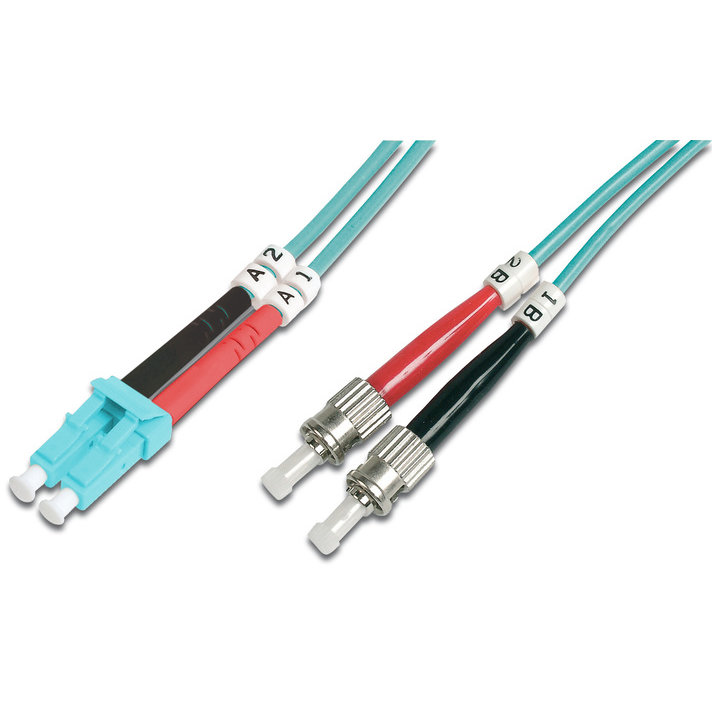Cablu Fibra Optica LC - ST 5m Aqua