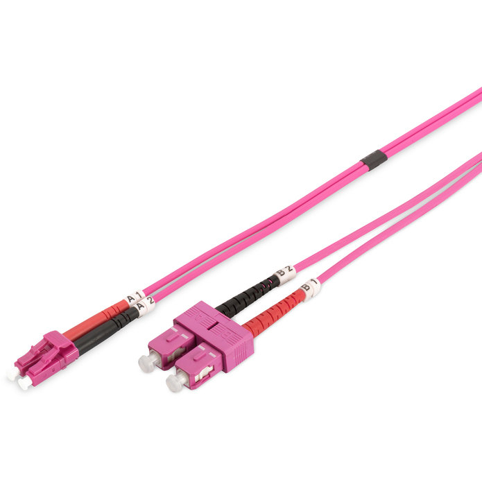 Cablu Fibra Optica LC - SC 7m Purple
