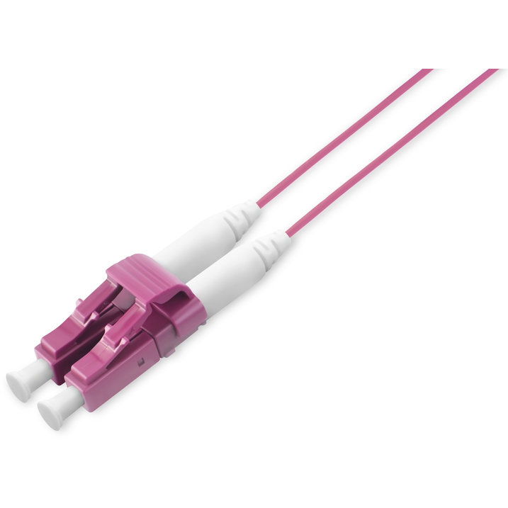 Cablu Fibra Optica LC - LC 2m Pink