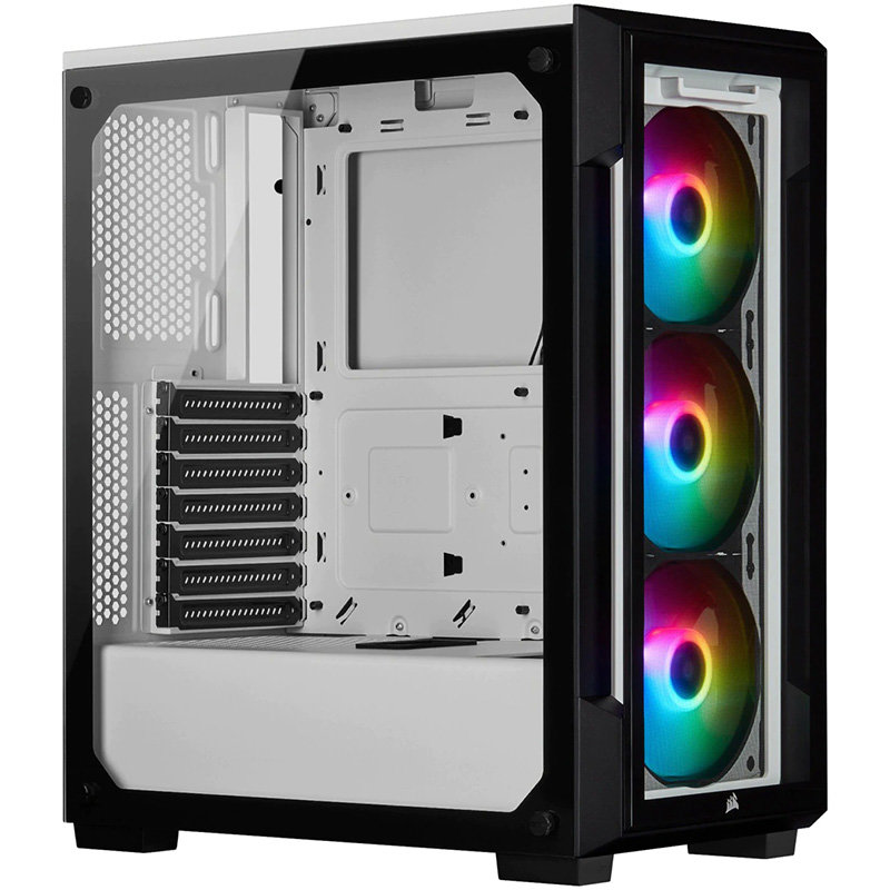 Carcasa Corsair iCUE 220T RGB TG White