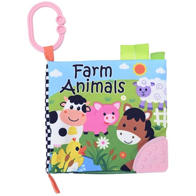 Carticica interactiva pentru bebelusi Animale Salbatice Multicolor