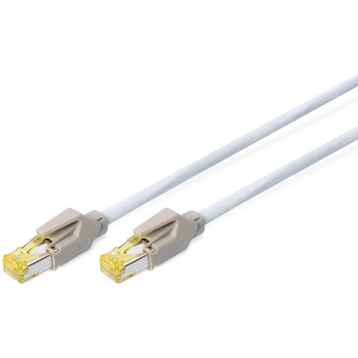 Patchcord S/FTP Cat 6A 0.5m Grey