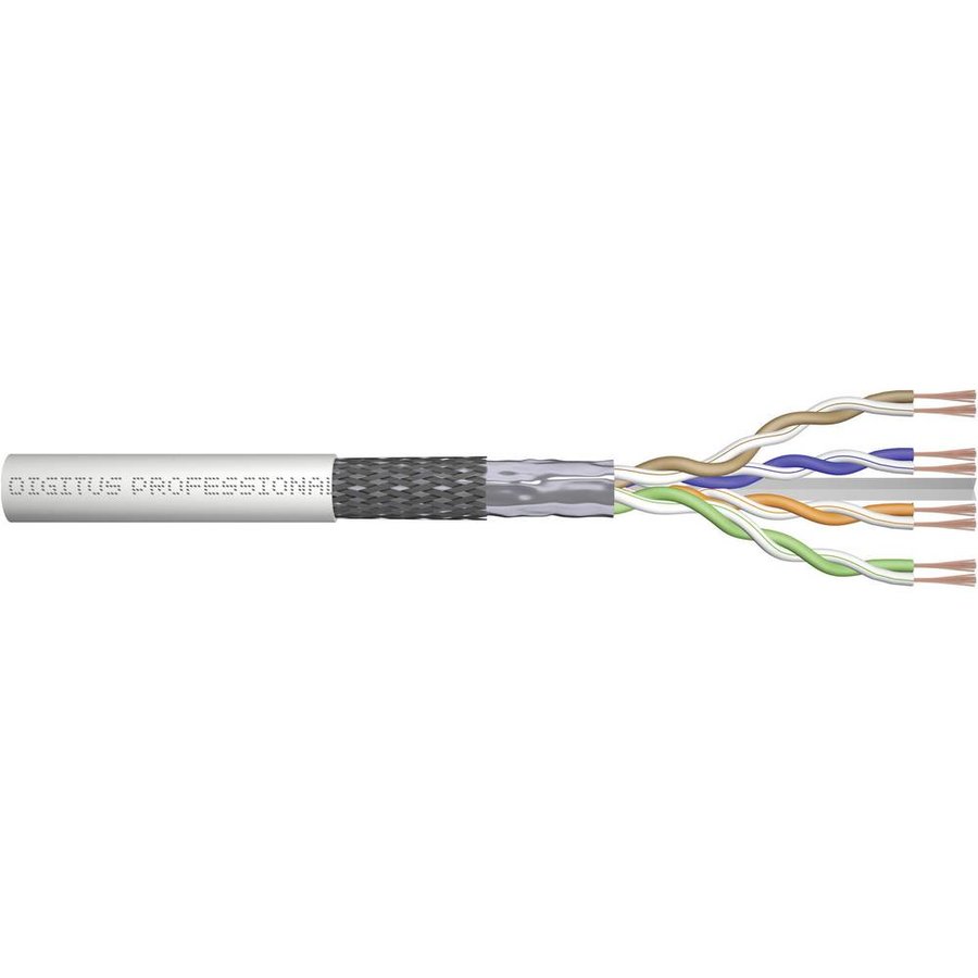 Patchcord SF/UTP Cat 6 100m Grey