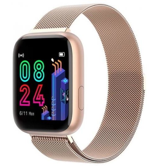 Smartwatch Women Eva Gold Steel