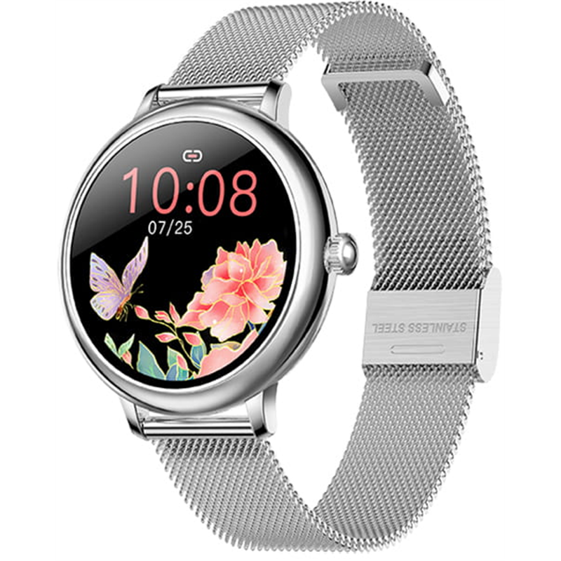 Smartwatch Women Emma Silver Steel