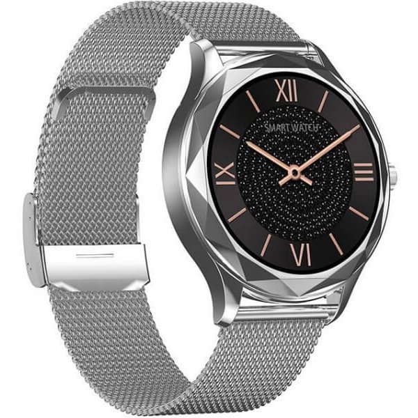 Smartwatch Women Elise Silver Steel