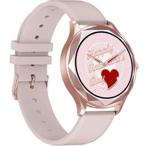 Smartwatch Women Elise Golden Pink