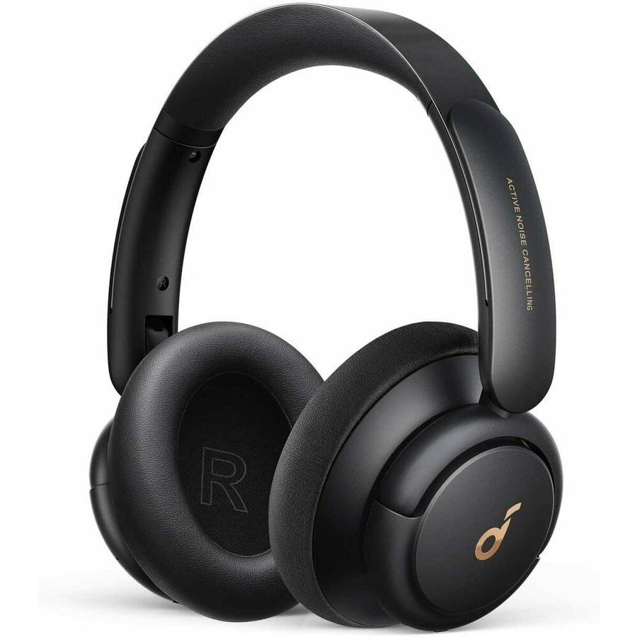 Casti Wireless Over-Ear Soundcore Life Tune Hybrid Active Noise Cancelling Deep Bass MultiPoint Negr