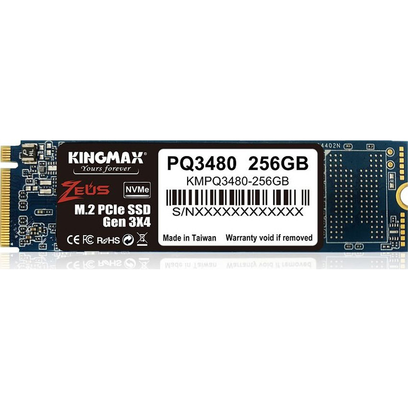 SSD Zeus PQ3480 256GB M.2 2280 PCIE x4 Gen3 NVMe
