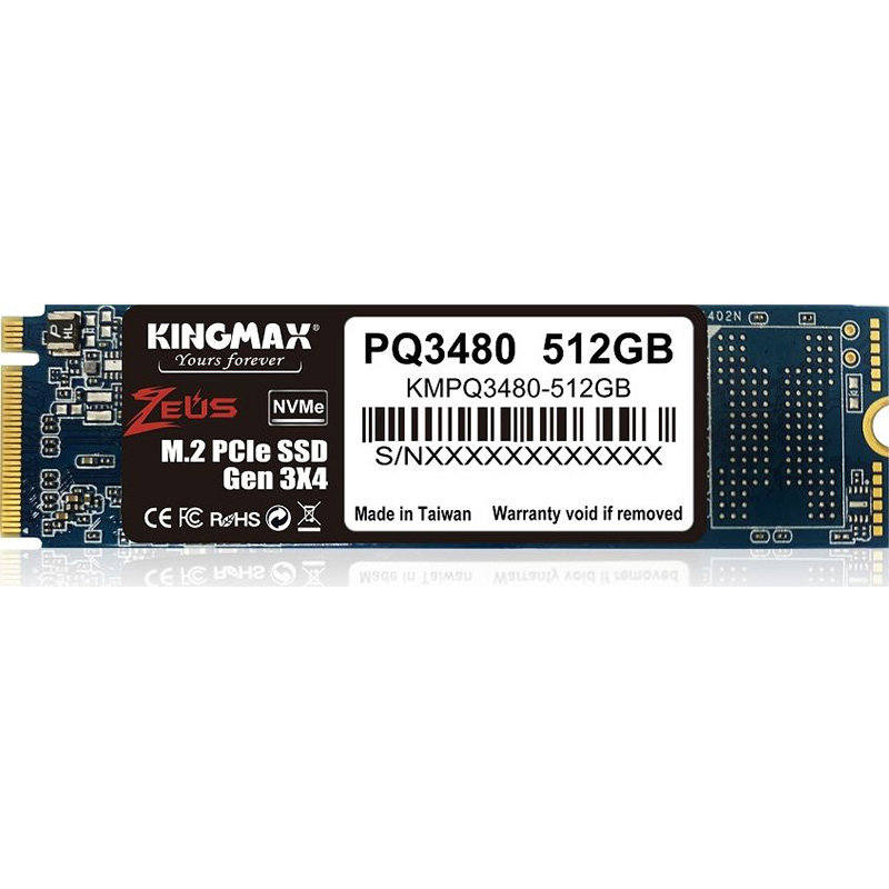 SSD Zeus PQ3480 512GB M.2 2280 PCIE x4 Gen3 NVMe