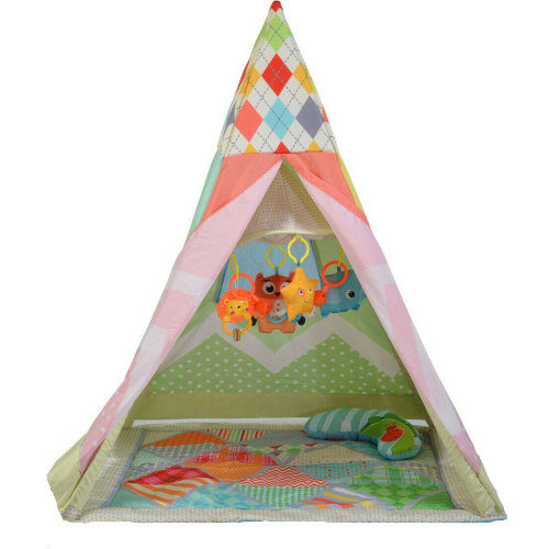 Cort de Joaca cu Salteluta Baby Tipi