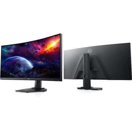 Monitor LED Gaming Curbat Dell S3422DWG 34 inch WQHD VA 1ms 144Hz