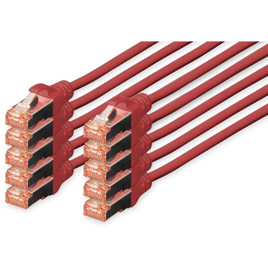 Patchcord S/FTP Cat 6 2m Red