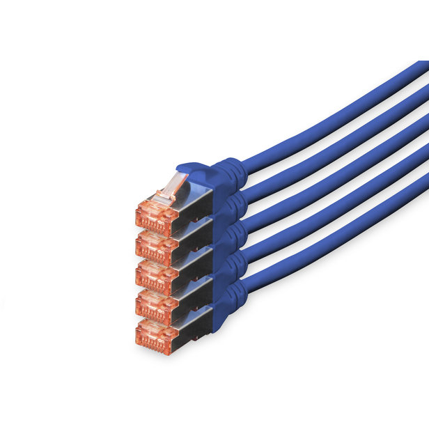 Patchcord S/FTP Cat 6 10m Blue