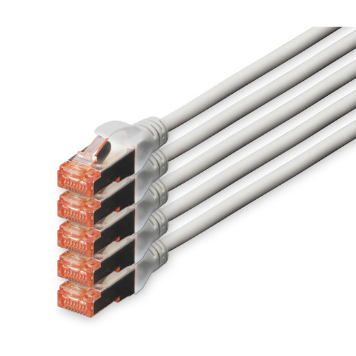 Patchcord S/FTP Cat 6 20m Grey
