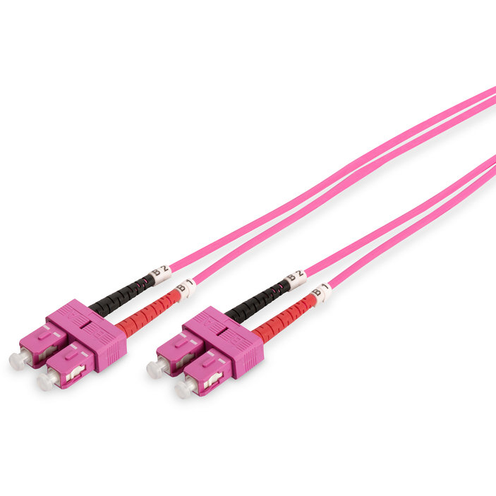 Cablu Fibra Optica SC - SC OM4 3m Pink