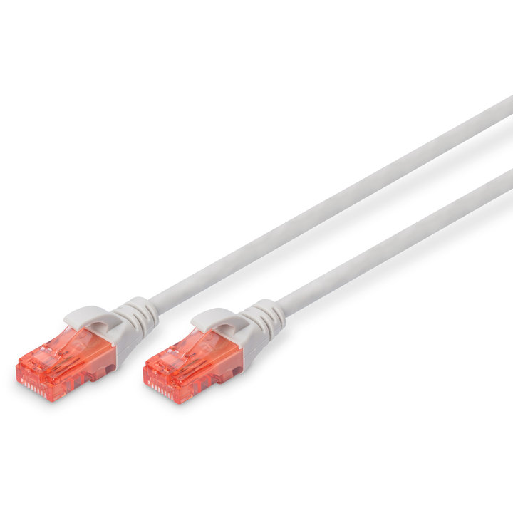 Patchcord U/UTP Cat 6 1.5m Grey