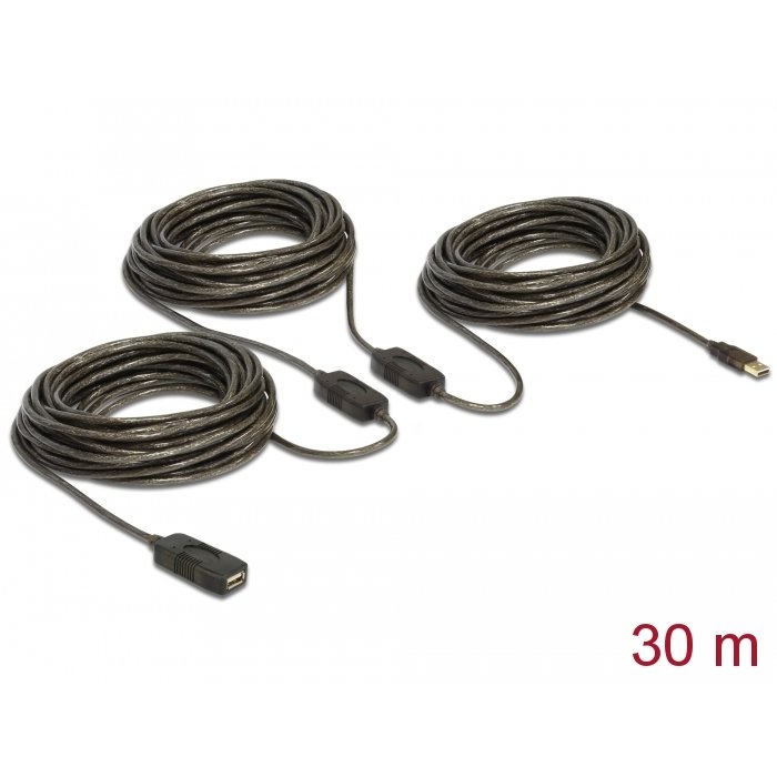 Extensie cablu USB Delock USB-A - USB-A 30m Black