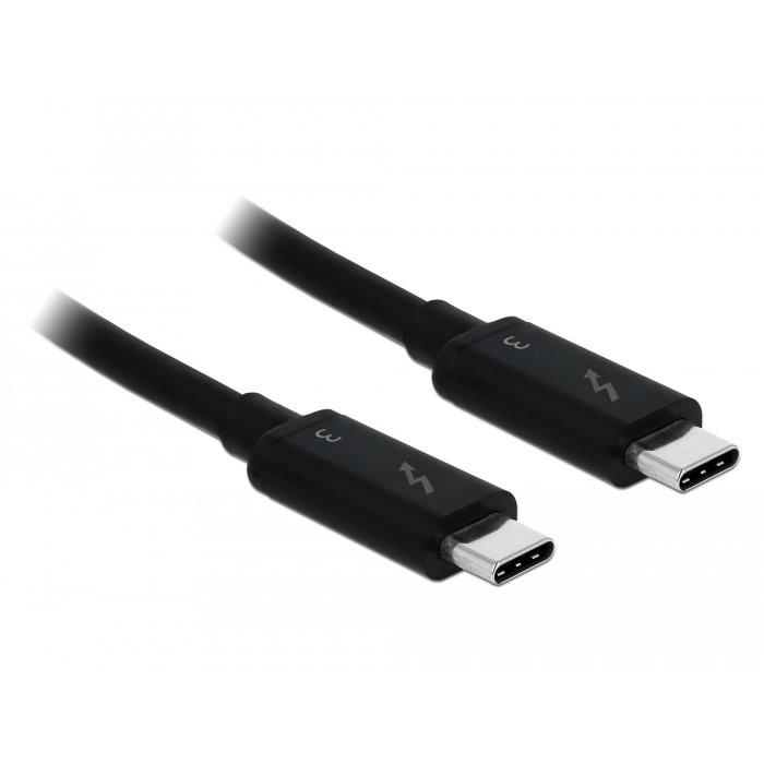 Cablu de date USB-C - Thunderbolt 3 USB-C 0.5m Black