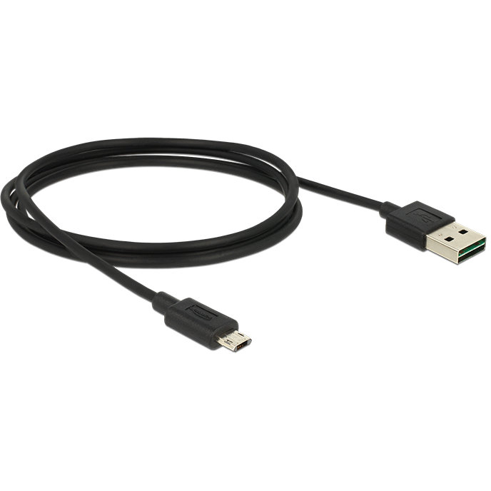 Cablu de date USB-A - MicroUSB-B 1m Black