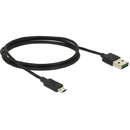 USB-A - MicroUSB-B 1m Black