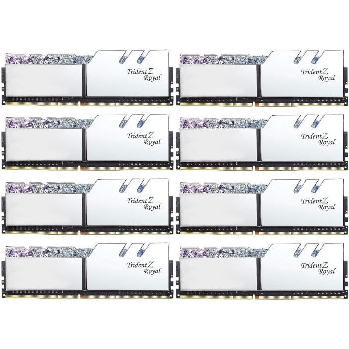 Memorie Trident Z Royal Silver 64GB (8x8GB) DDR4 3200MHz CL16 Octa Channel Kit