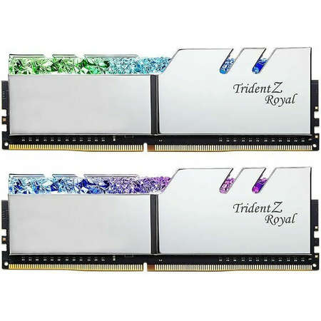 Memorie G.SKILL Trident Z Royal Silver 64GB (2x32GB) DDR4 3600MHz CL18 Dual Channel Kit